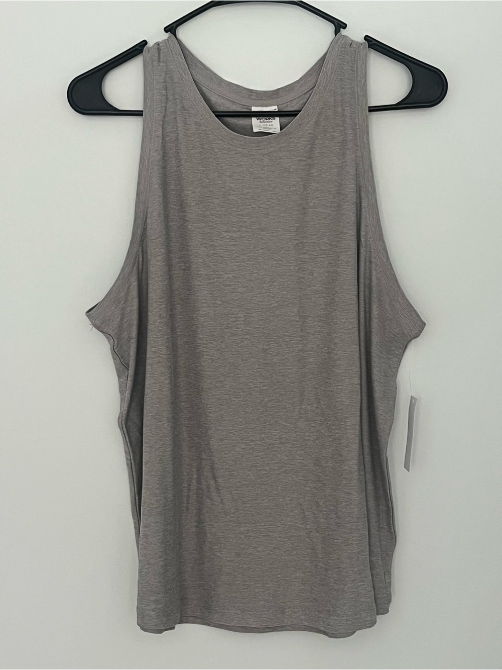 Athletic Works ButterCore Tank Top Gray Size L 12-14 NWT